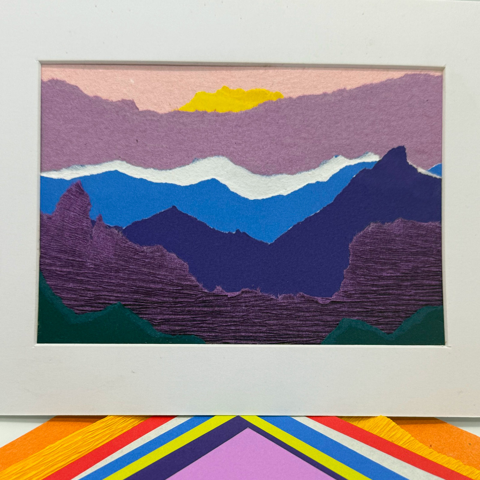 Torn Paper Collage